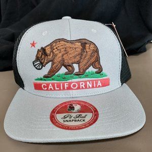 RARE! NEW BASEBALL CAP - COLLECTABLE – “California bear wearing a mask”